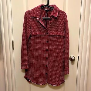 Maje tweed dress coat, size 2